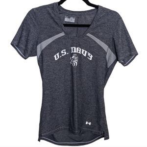 Under Armour Semi-Fitted HeatGear US Navy T-Shirt Size S